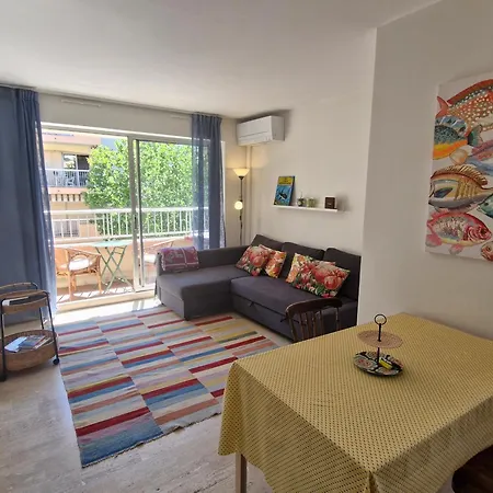 Climatise 2p Avec Garage, Balcon, Centre-ville, 50m Plage, - Fr-1-780-36